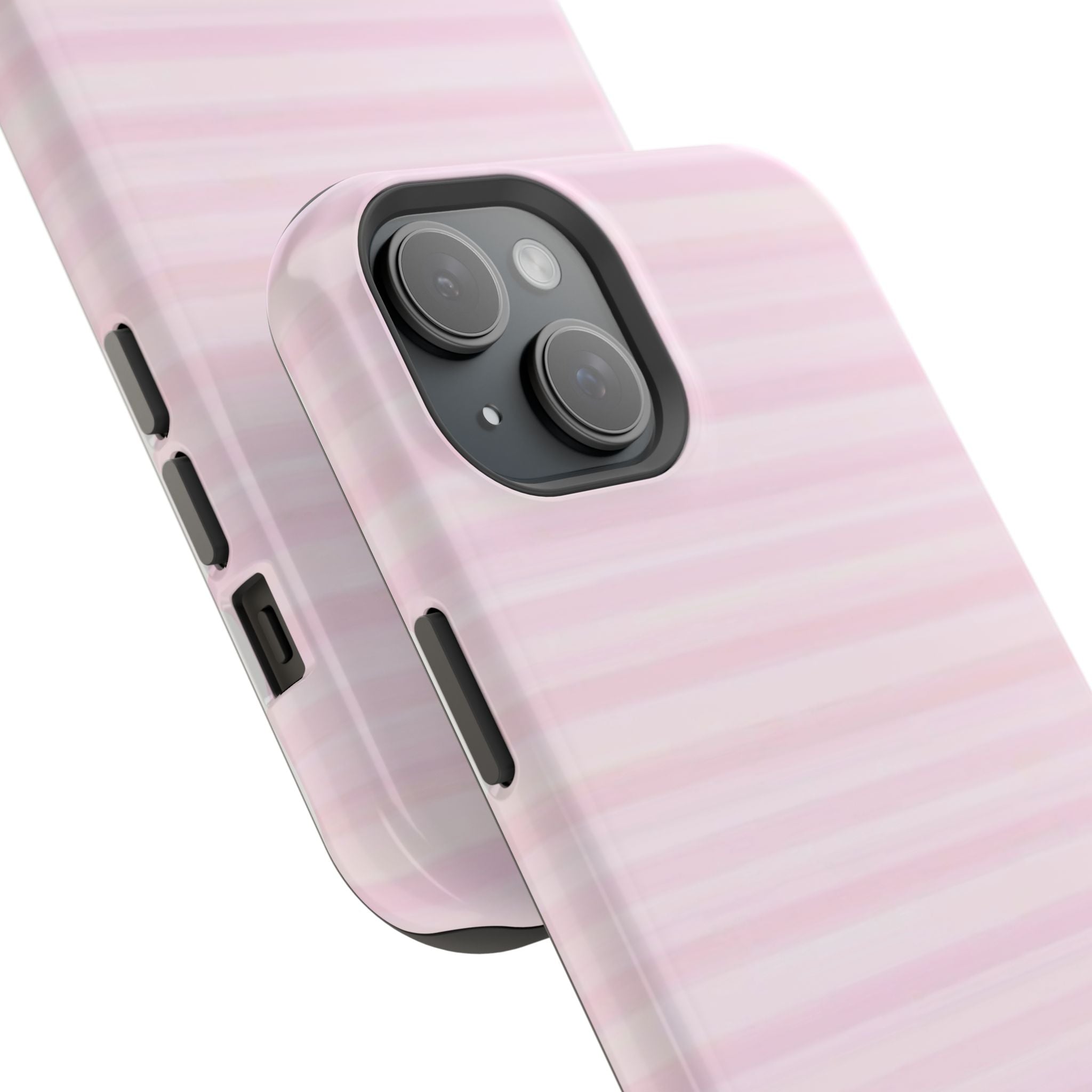 MagSafe pink stripes case