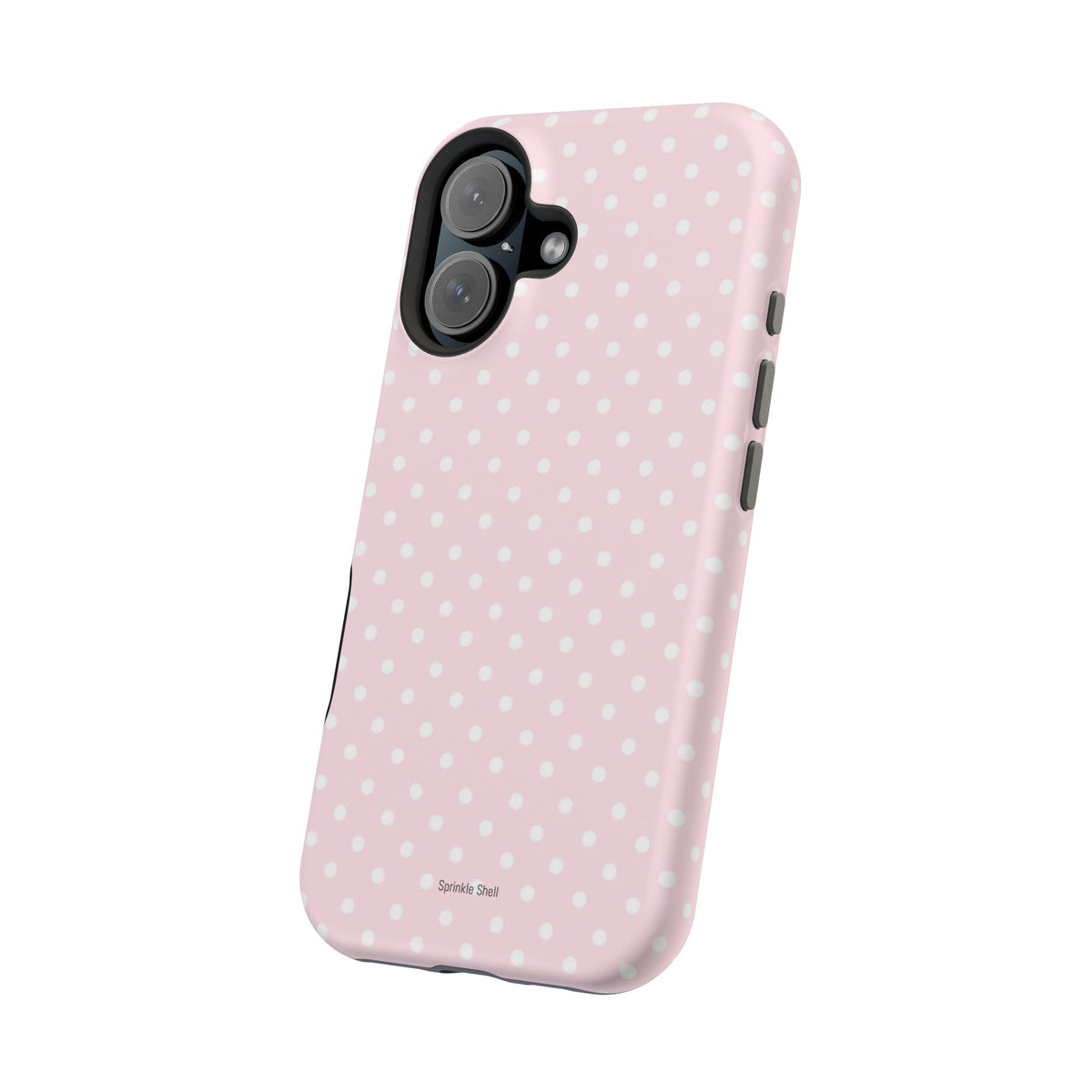MagSafe light pink polka dots case
