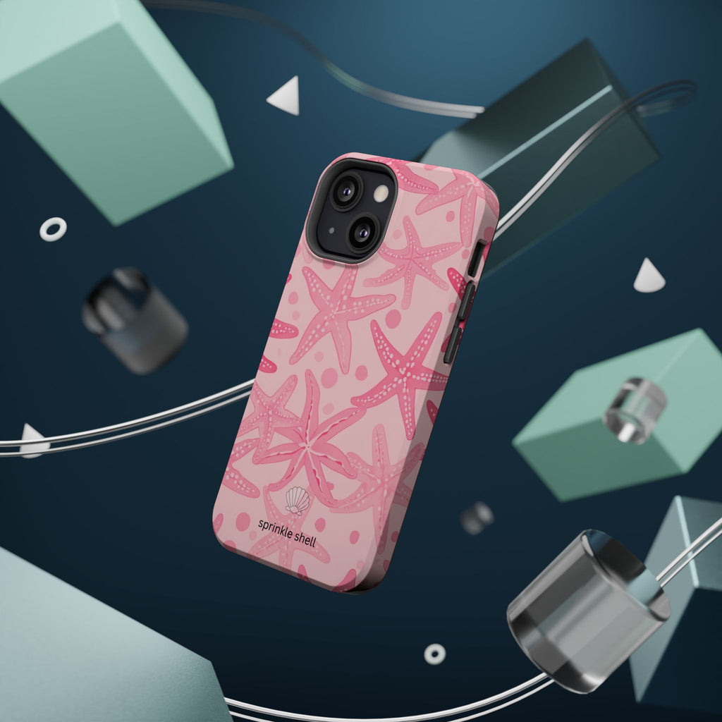 MagSafe Pink Starfish Iphone Case