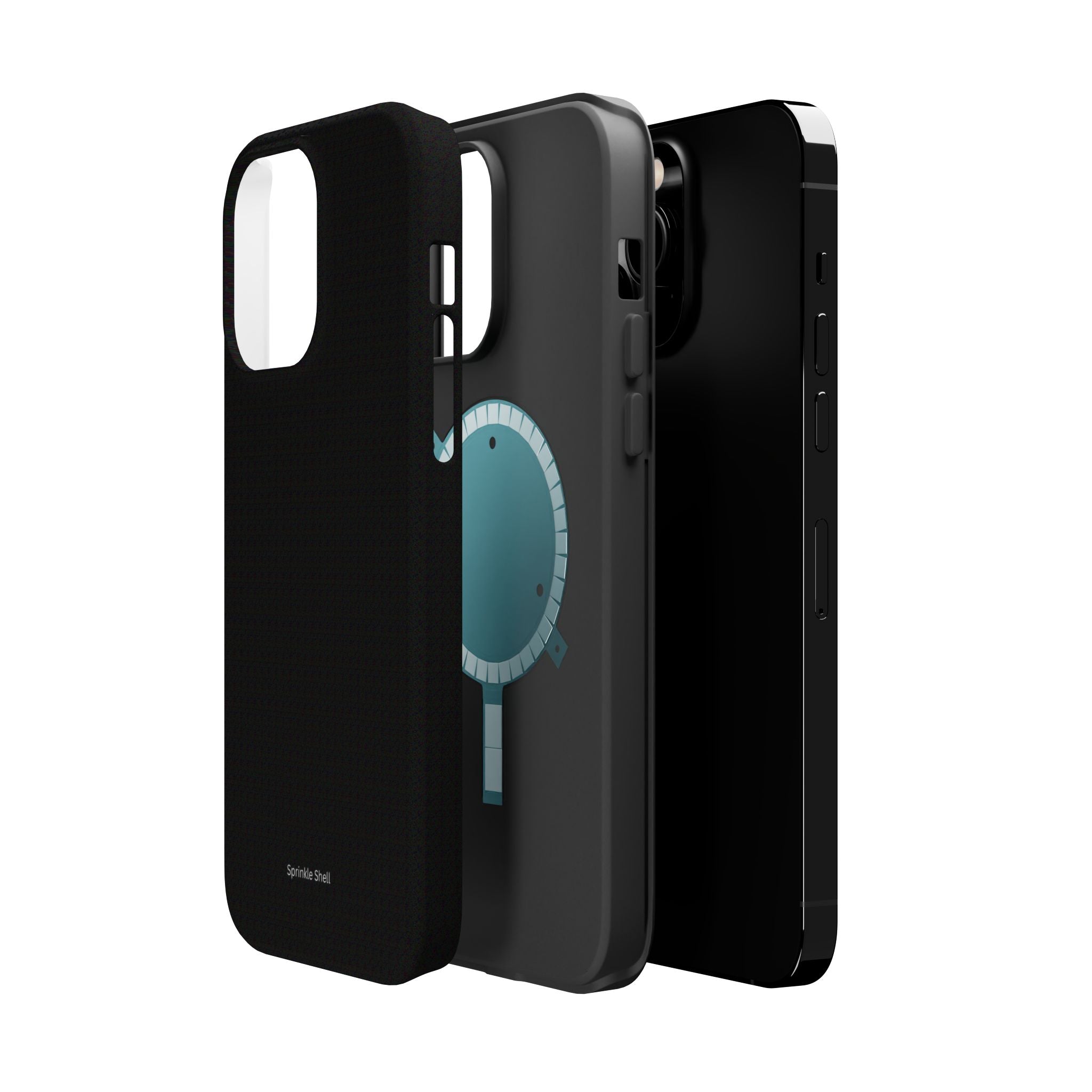 MagSafe Plain Black Iphone Case