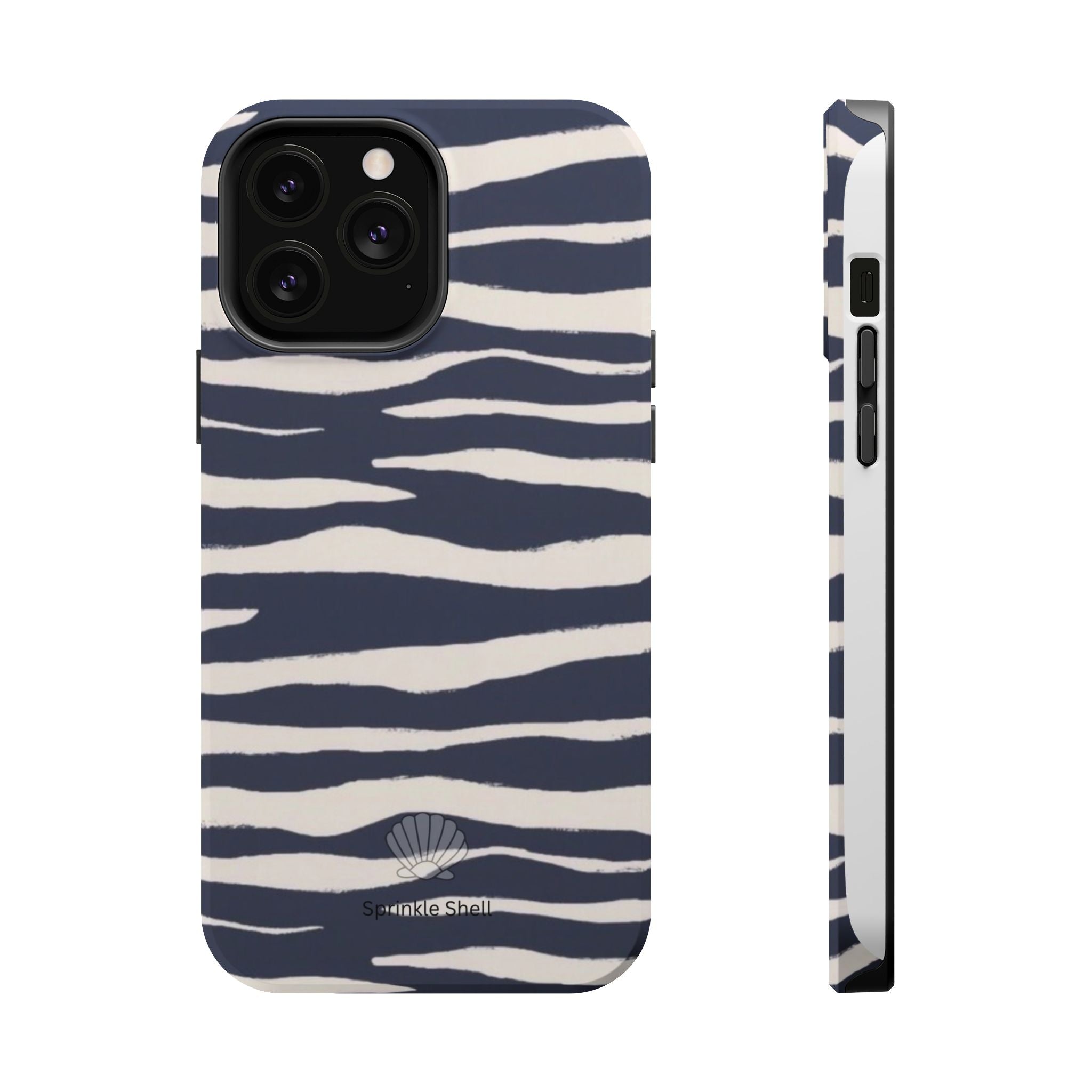 MagSafe Blue zebra print case
