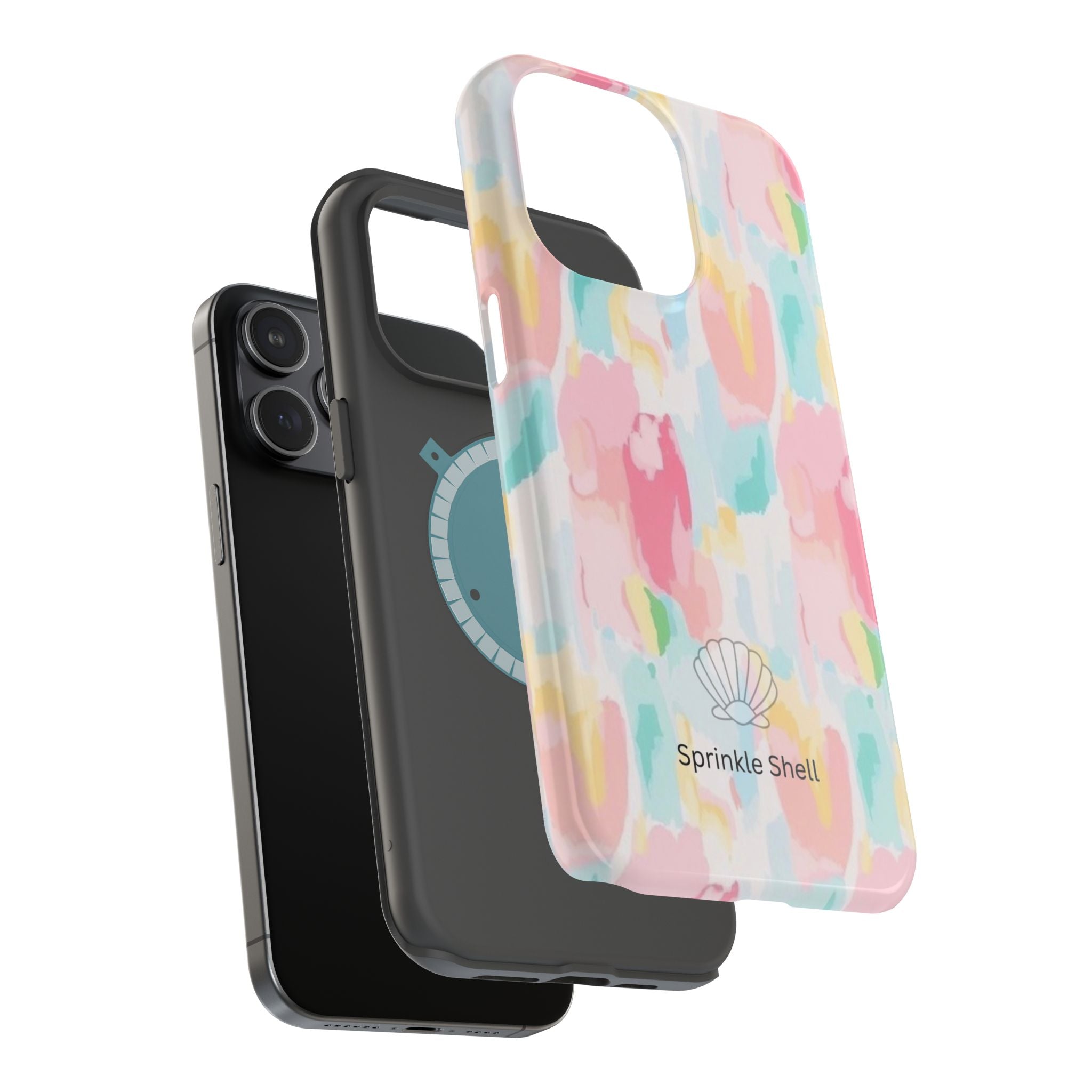 MagSafe cute colorful paint case