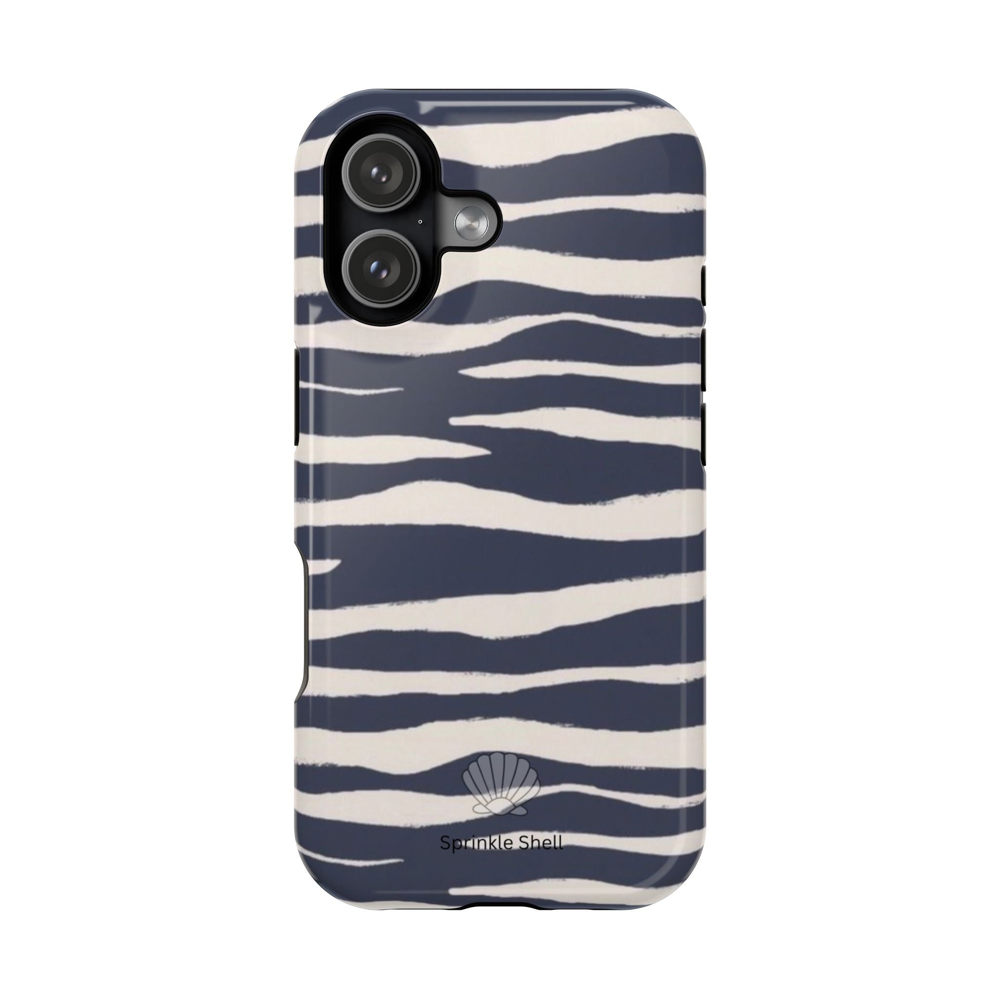 MagSafe Blue zebra print case