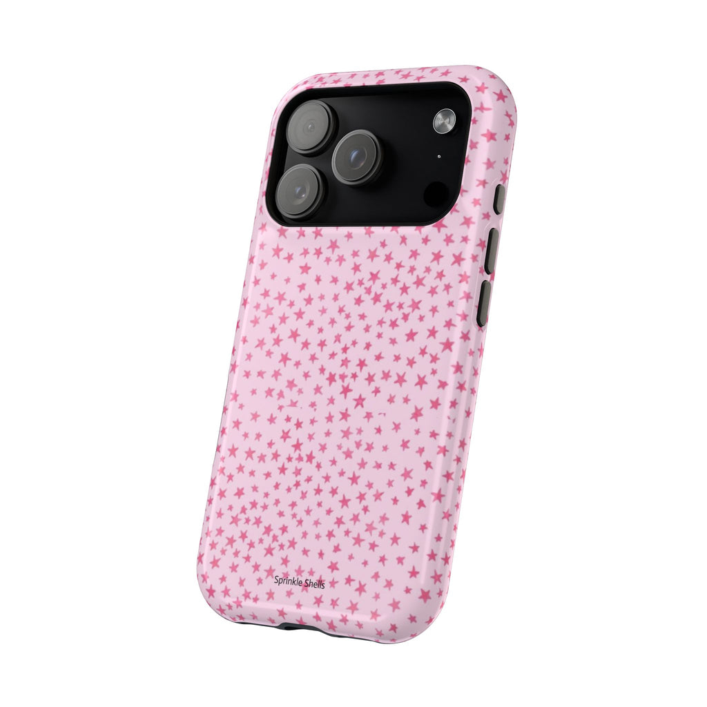 MagSafe mini pink stars case