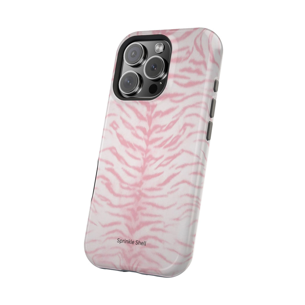 MagSafe Pink Zebra Print Iphone Case