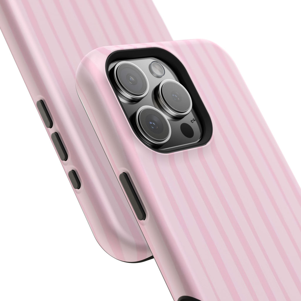 MagSafe pink uneven lines case