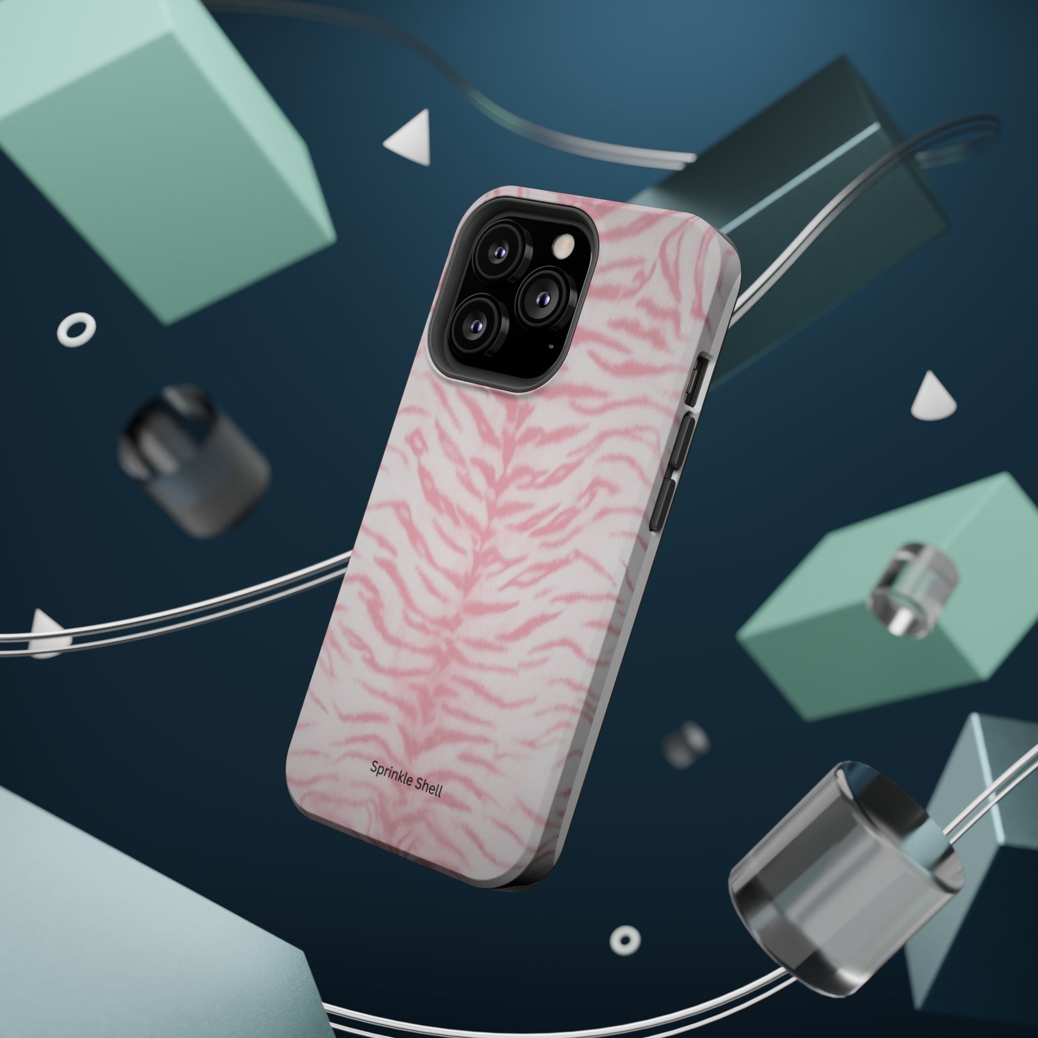 MagSafe Pink Zebra Print Iphone Case