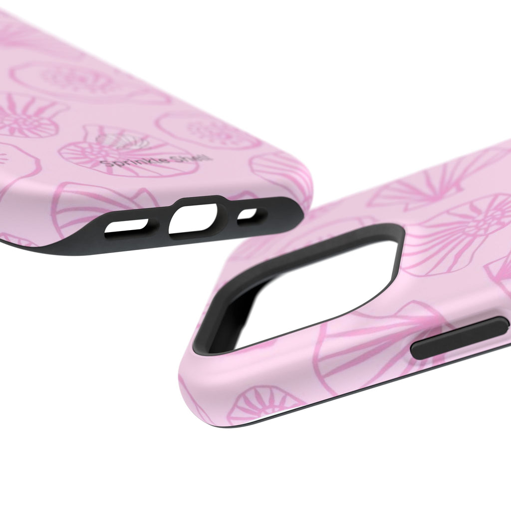 MagSafe pink shells case