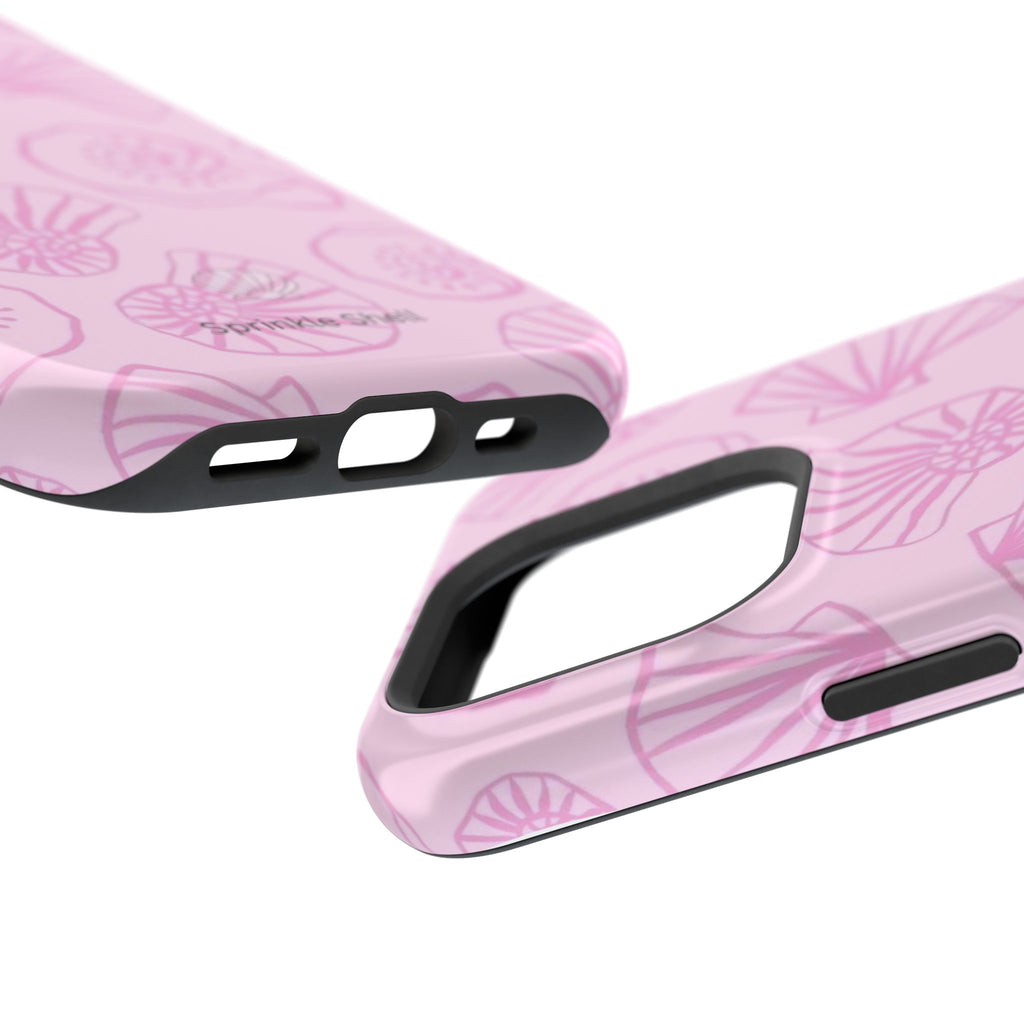 MagSafe pink shells case