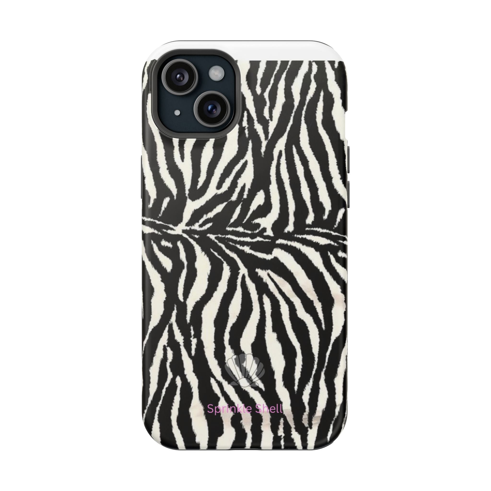 MagSafe black zebra print case