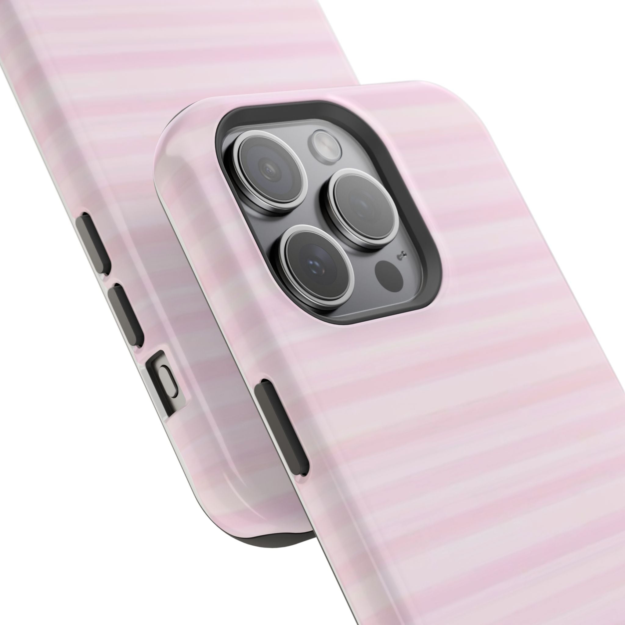 MagSafe pink stripes case