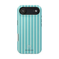 MagSafe teal striped case