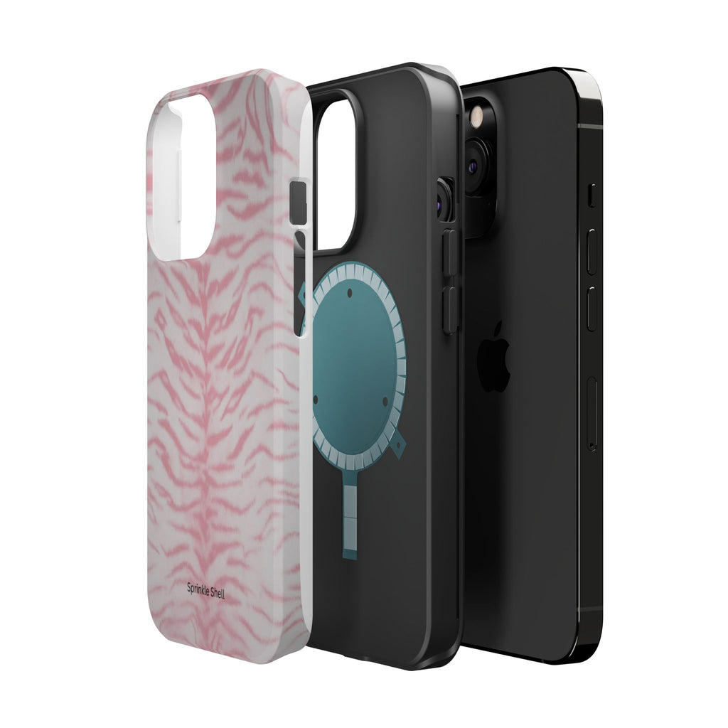 MagSafe Pink Zebra Print Iphone Case