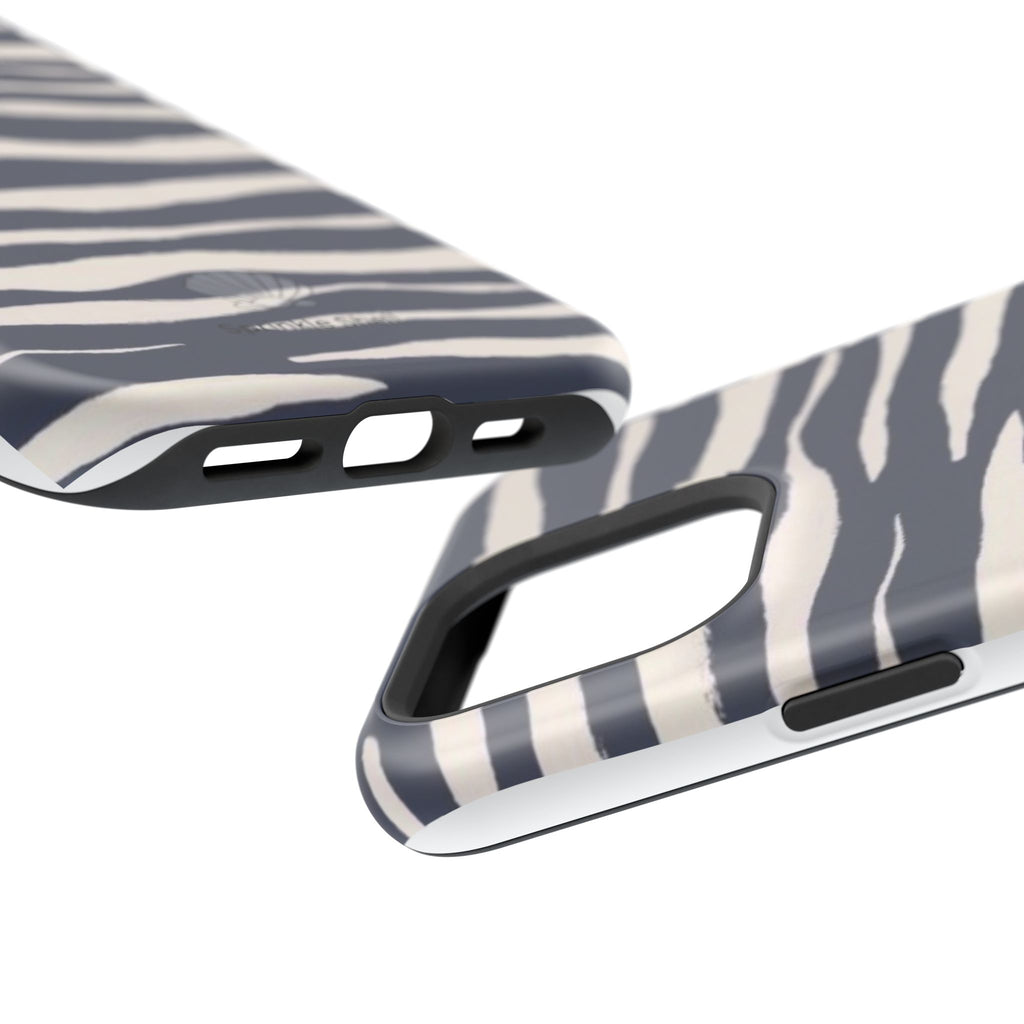 MagSafe Blue zebra print case