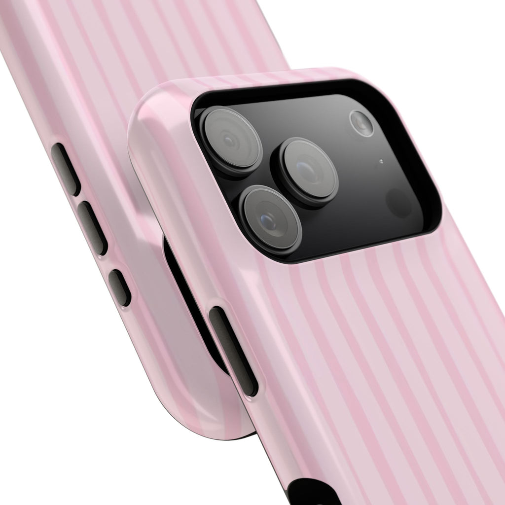 MagSafe pink uneven lines case