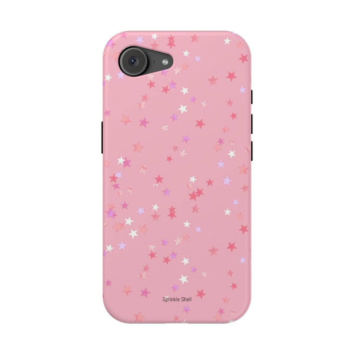 MagSafe pink multicolor stars case