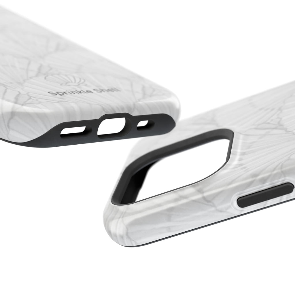 Shell-Pattern Magnetic Impact Phone Case — Protective Modular iPhone Cover