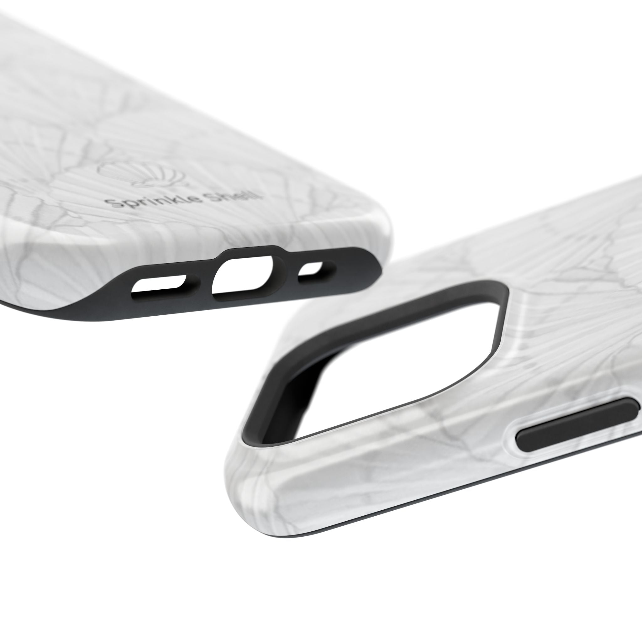 Shell-Pattern Magnetic Impact Phone Case — Protective Modular iPhone Cover