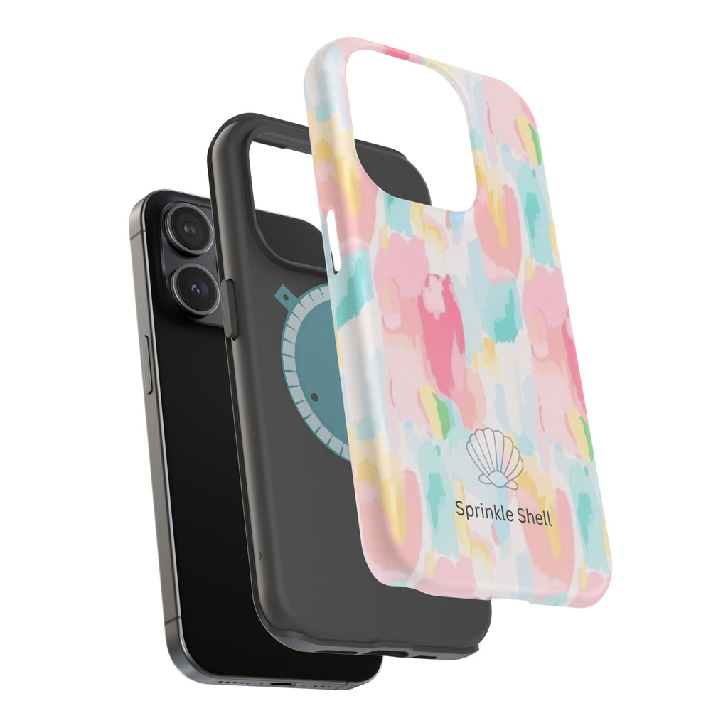 MagSafe cute colorful paint case