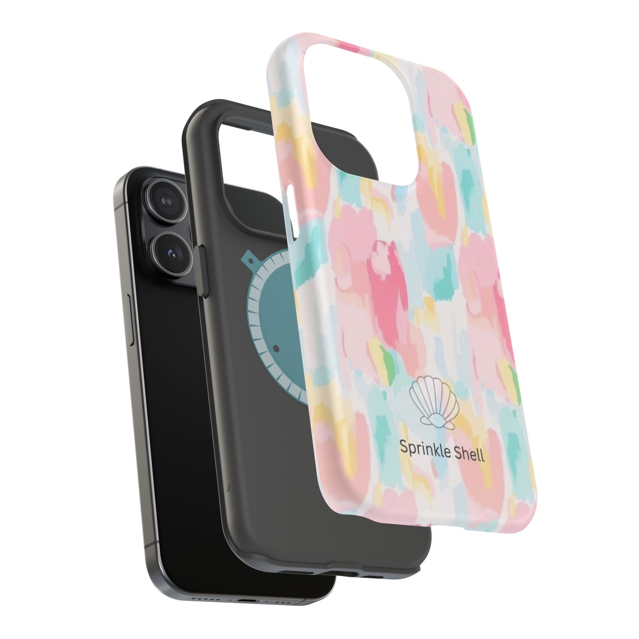 MagSafe cute colorful paint case