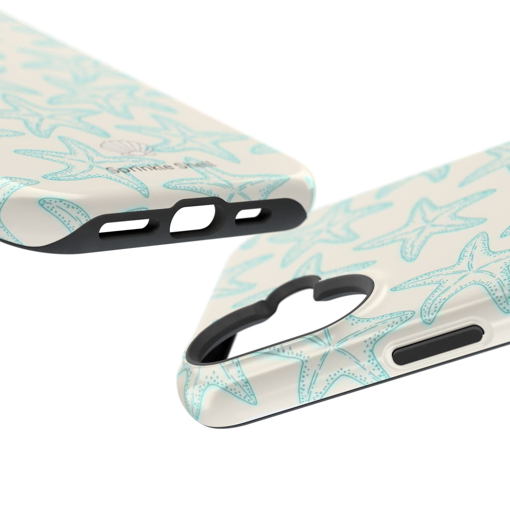MagSafe teal starfish case