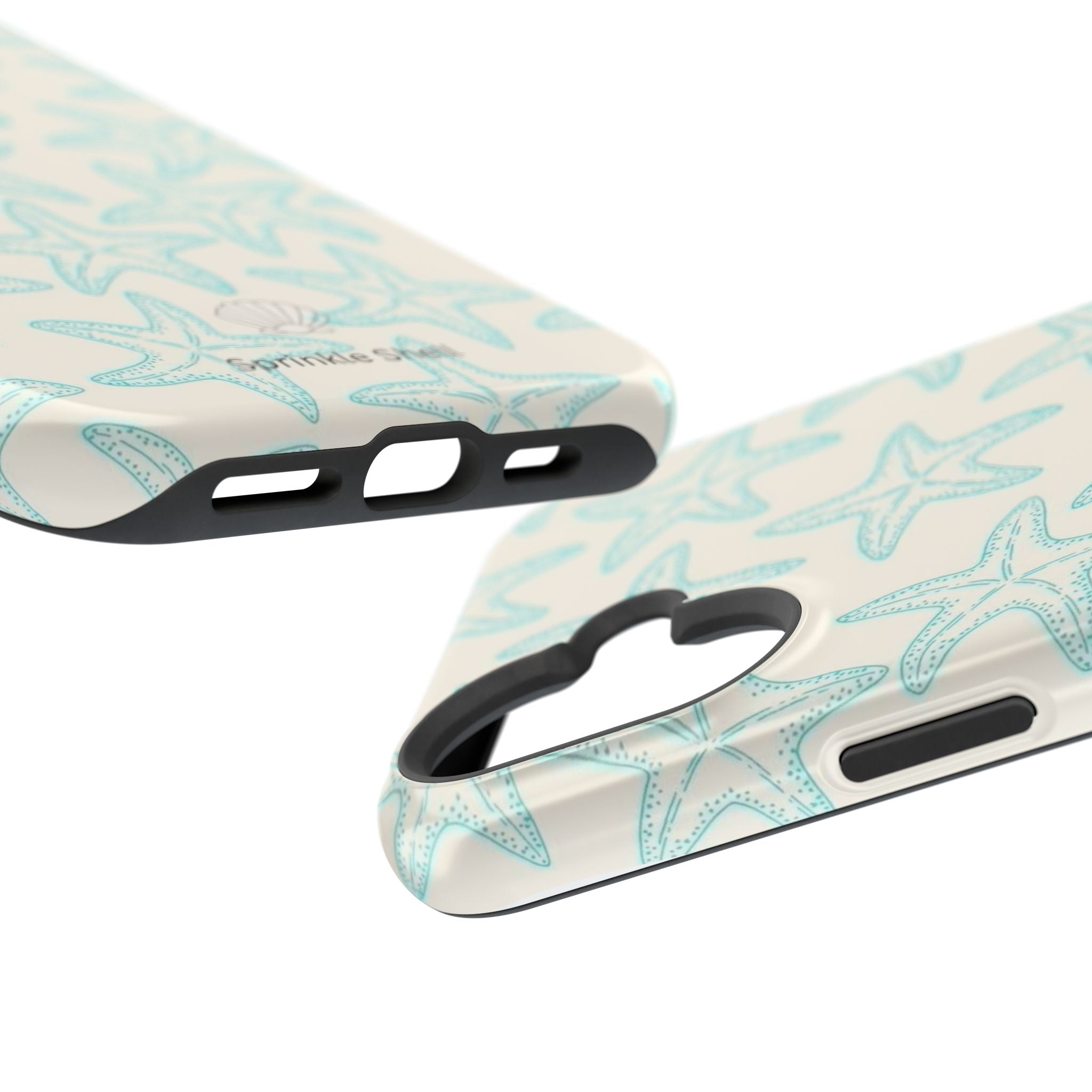 MagSafe teal starfish case