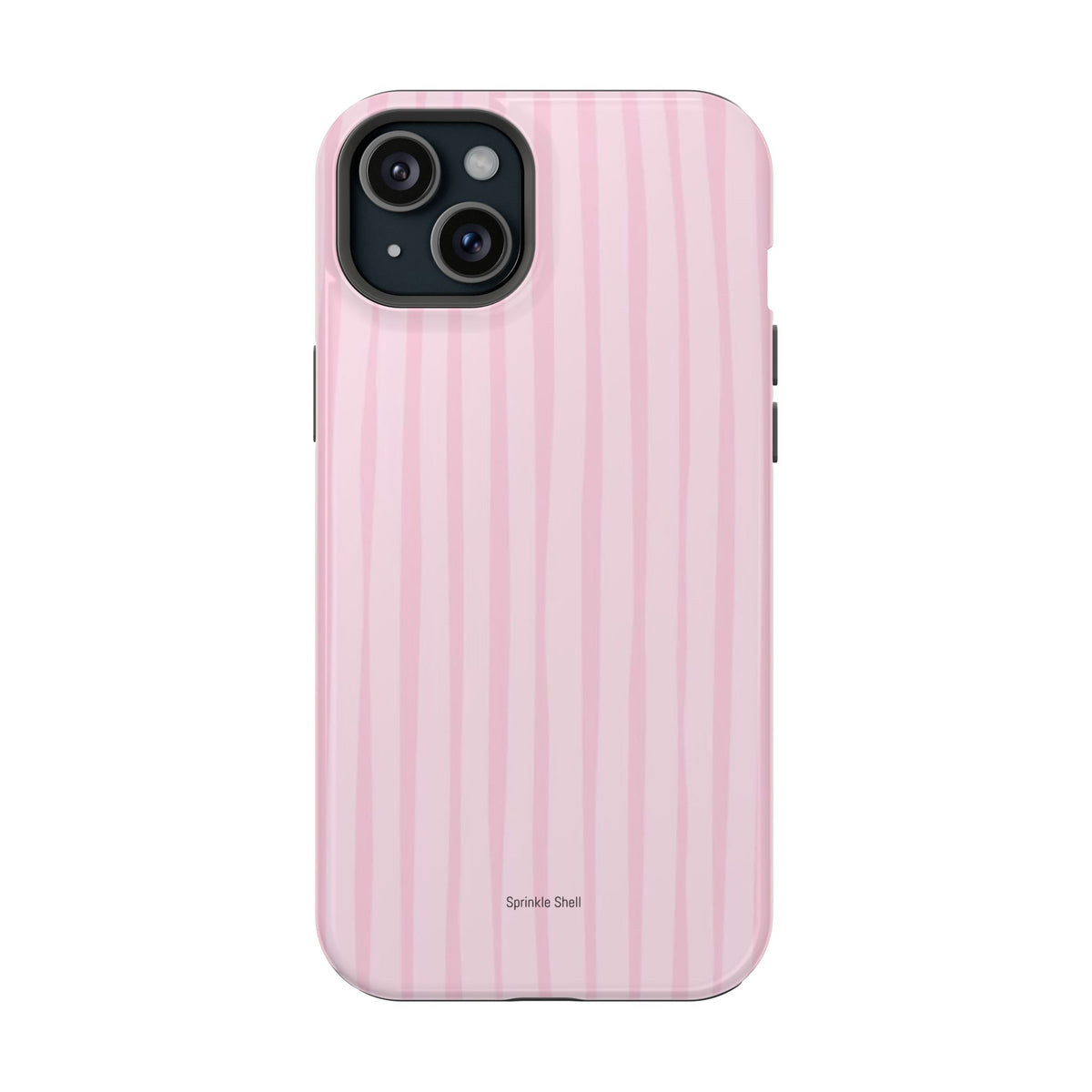 MagSafe pink uneven lines case