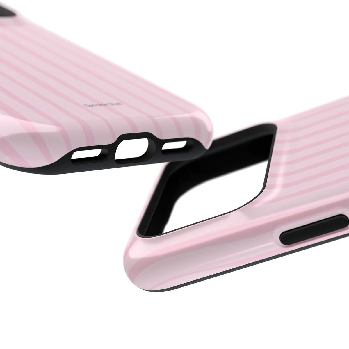 MagSafe pink uneven lines case