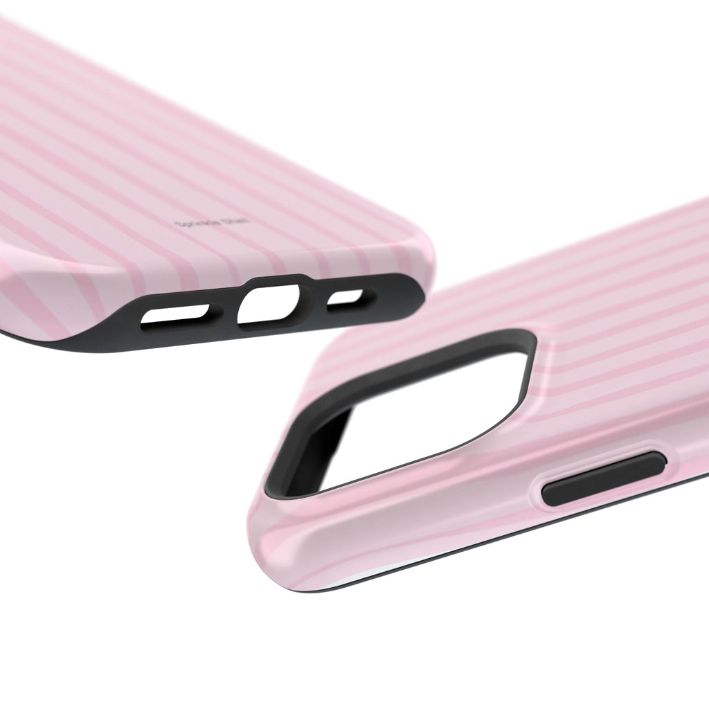 MagSafe pink uneven lines case