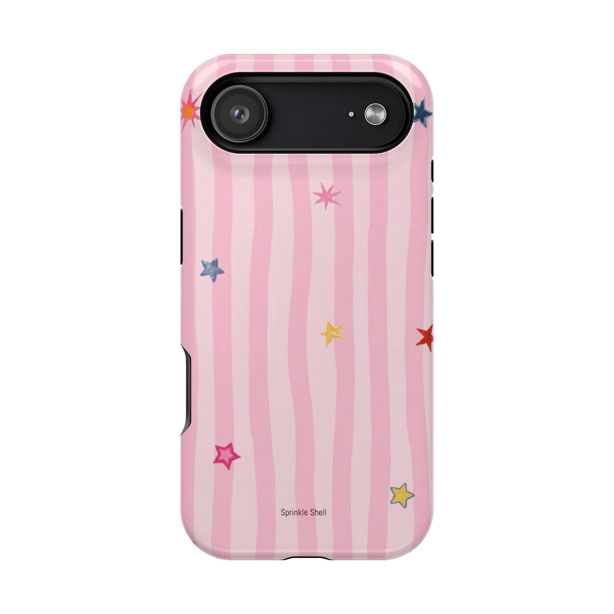 MagSafe pink lines & stars case