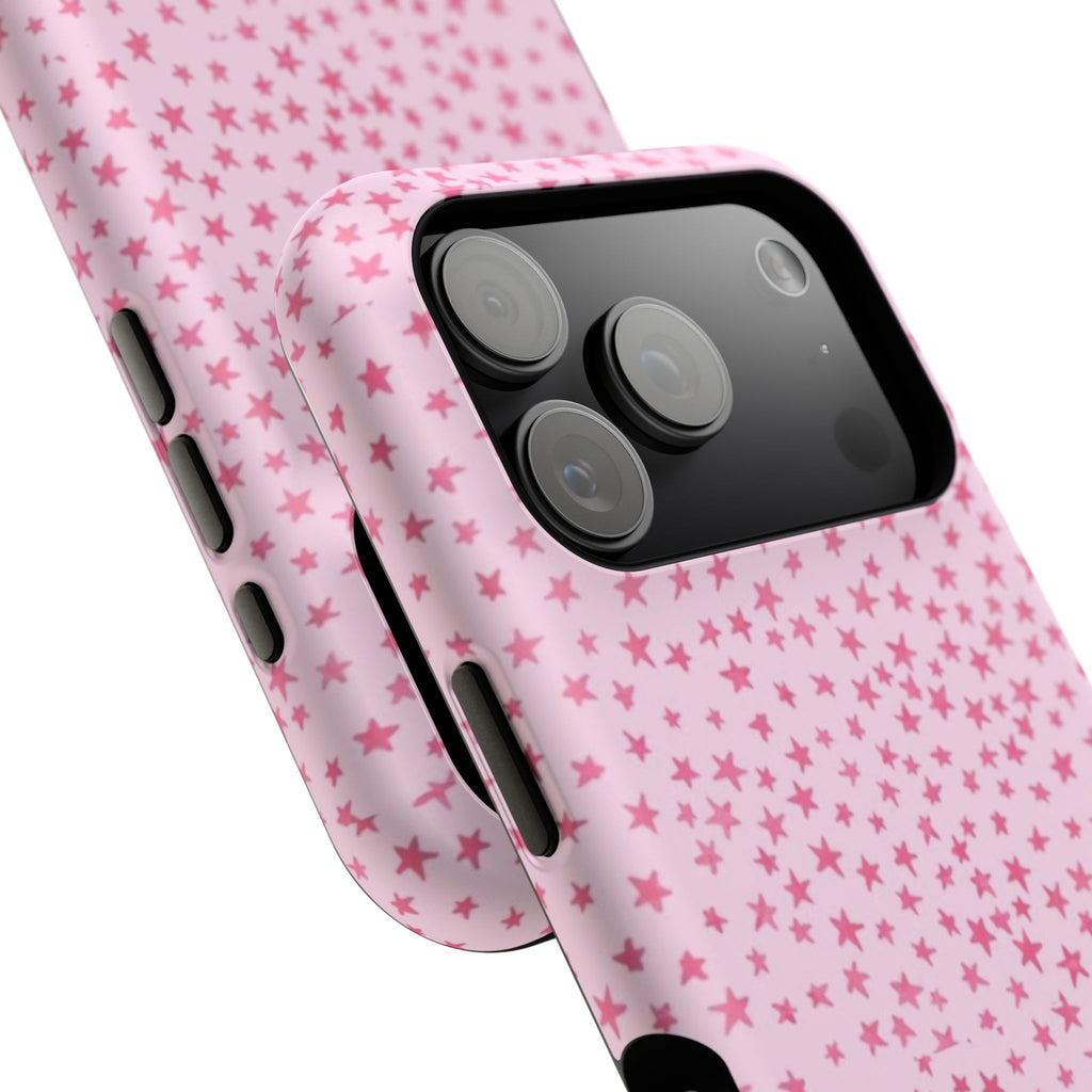 MagSafe mini pink stars case