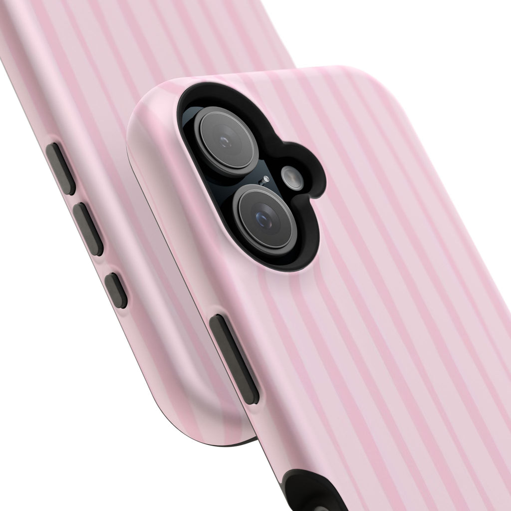 MagSafe pink uneven lines case