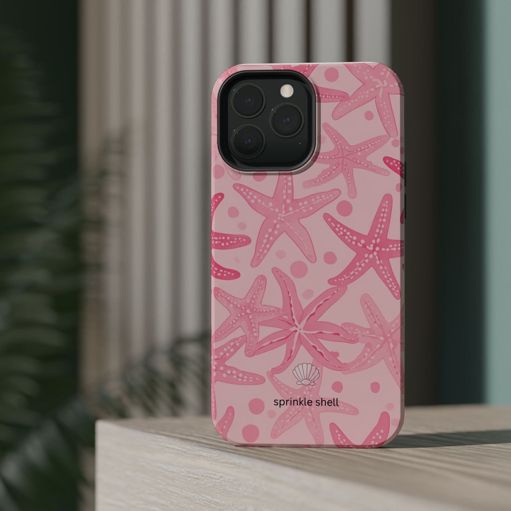 MagSafe Pink Starfish Iphone Case