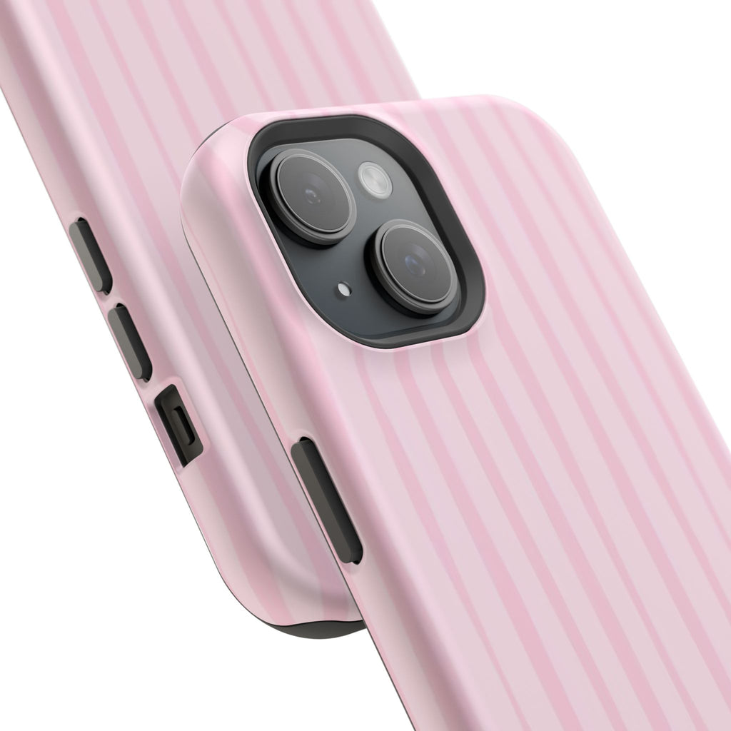 MagSafe pink uneven lines case