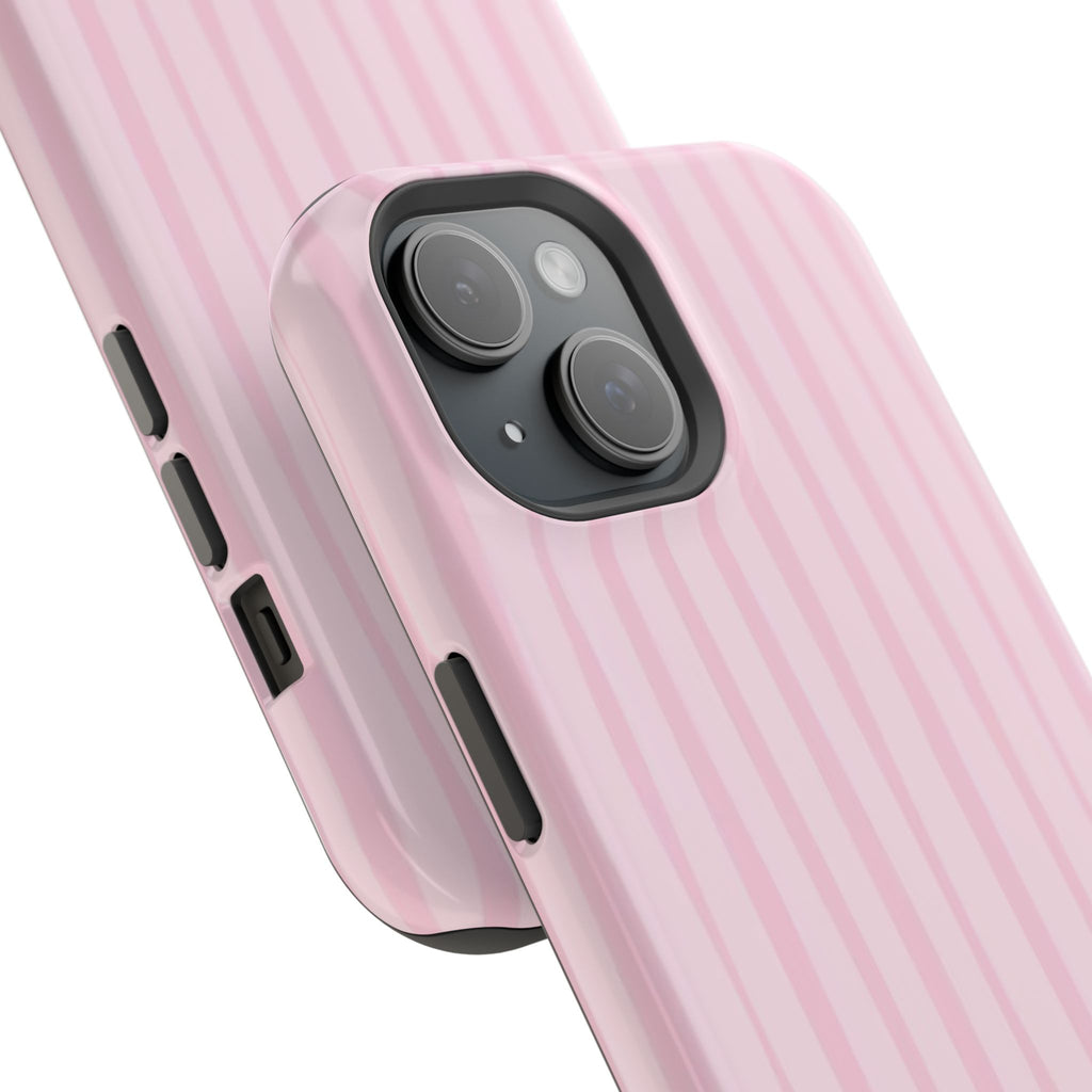MagSafe pink uneven lines case