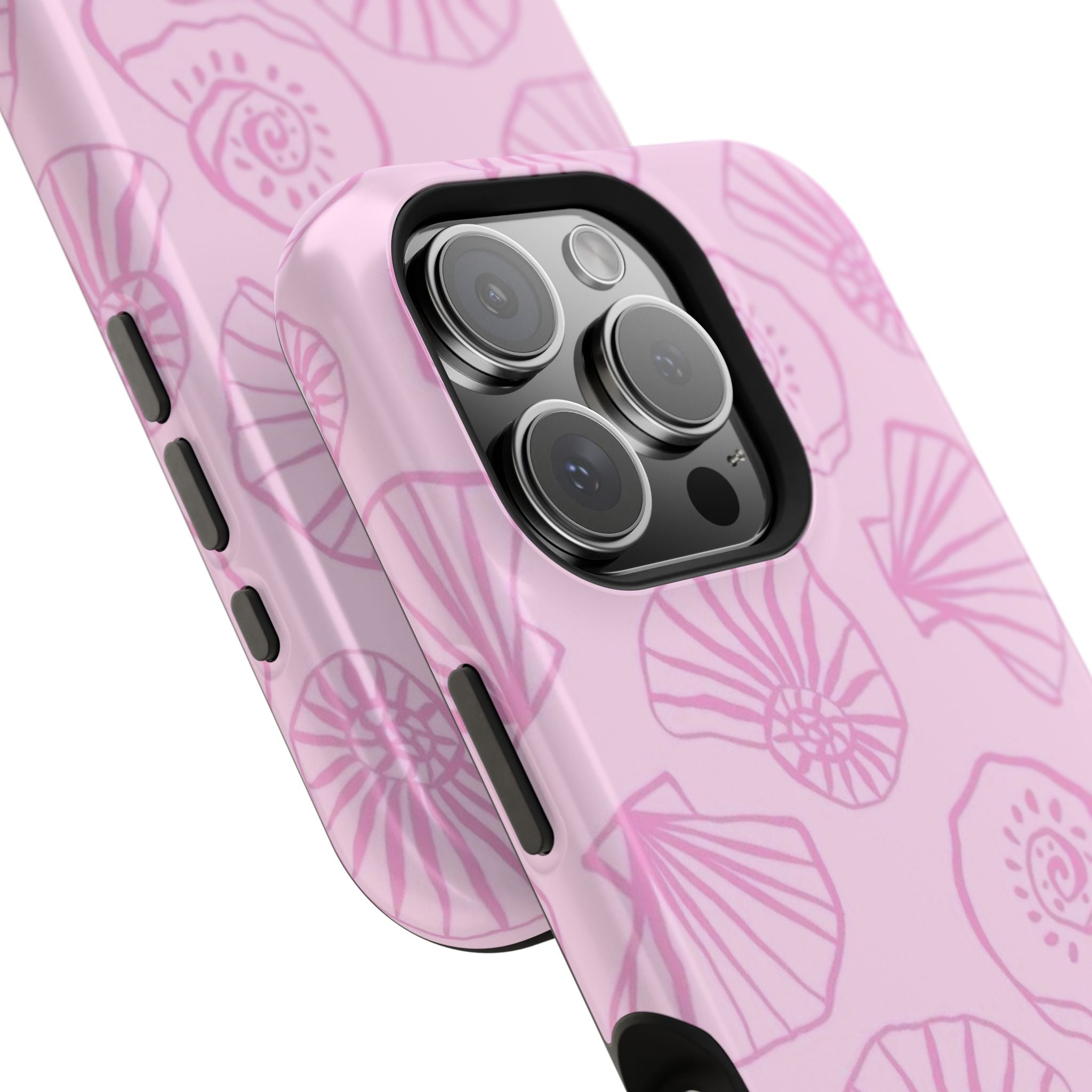 MagSafe pink shells case