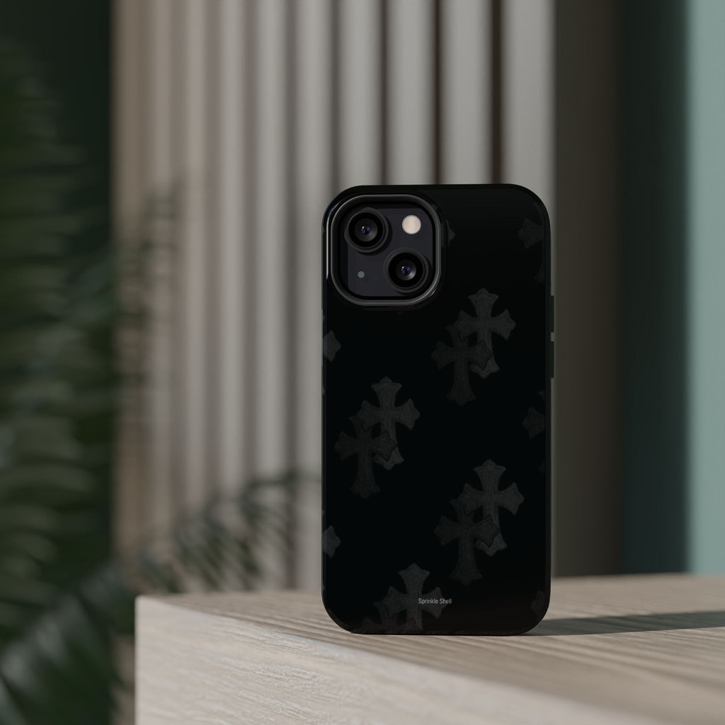 MagSafe black cross case