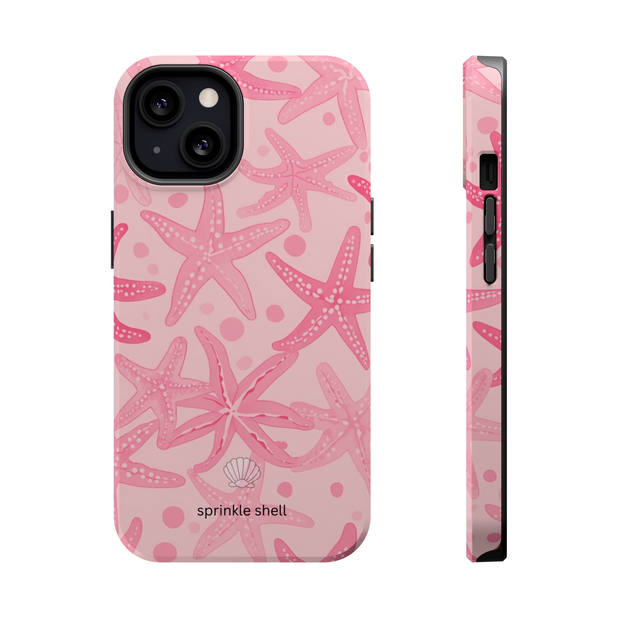 MagSafe Pink Starfish Iphone Case
