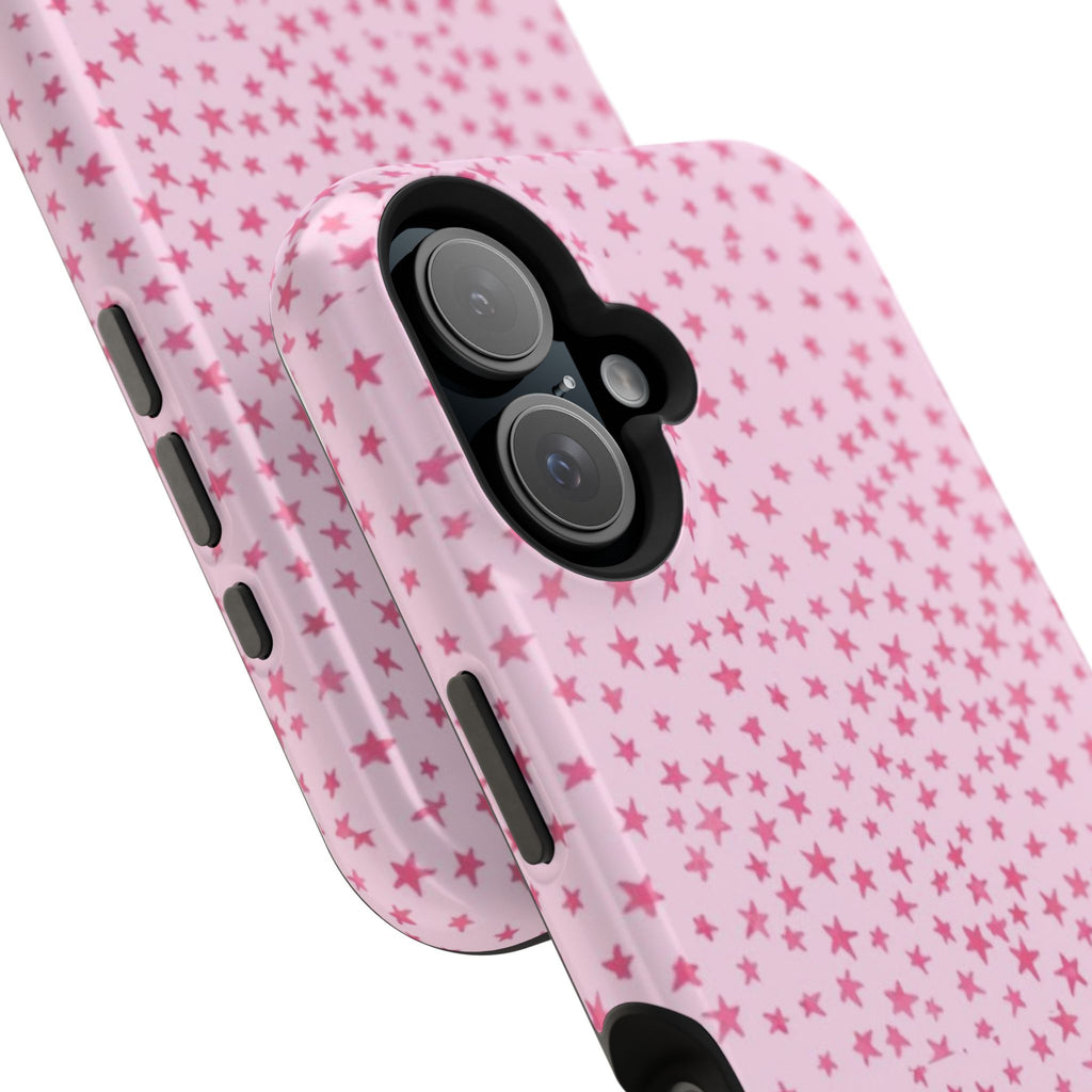 MagSafe mini pink stars case