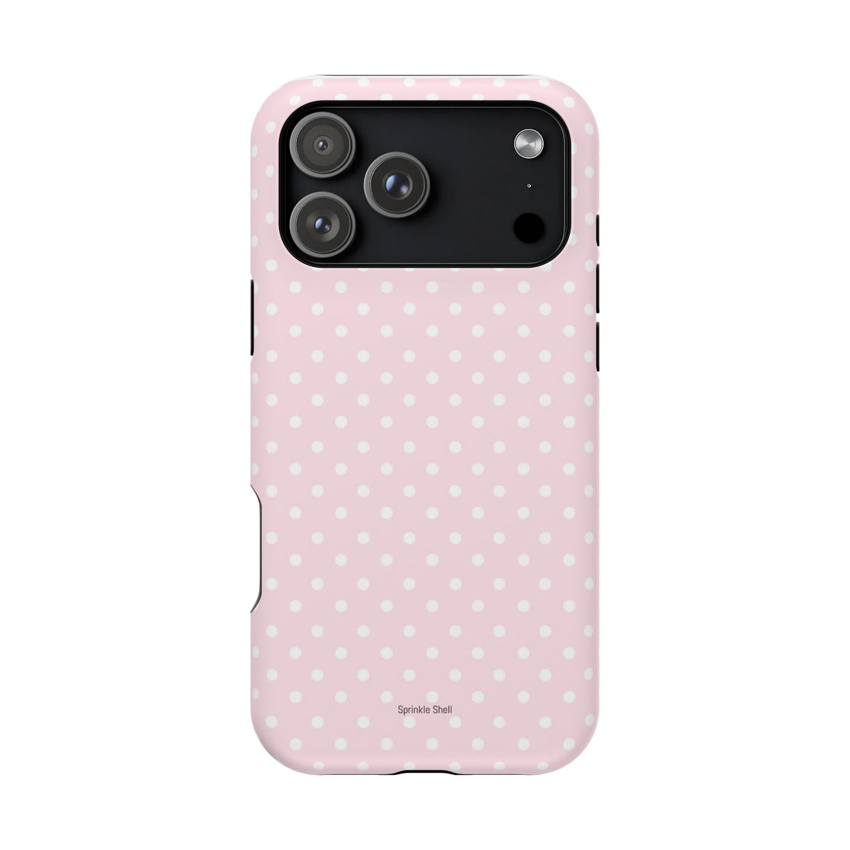 MagSafe light pink polka dots case