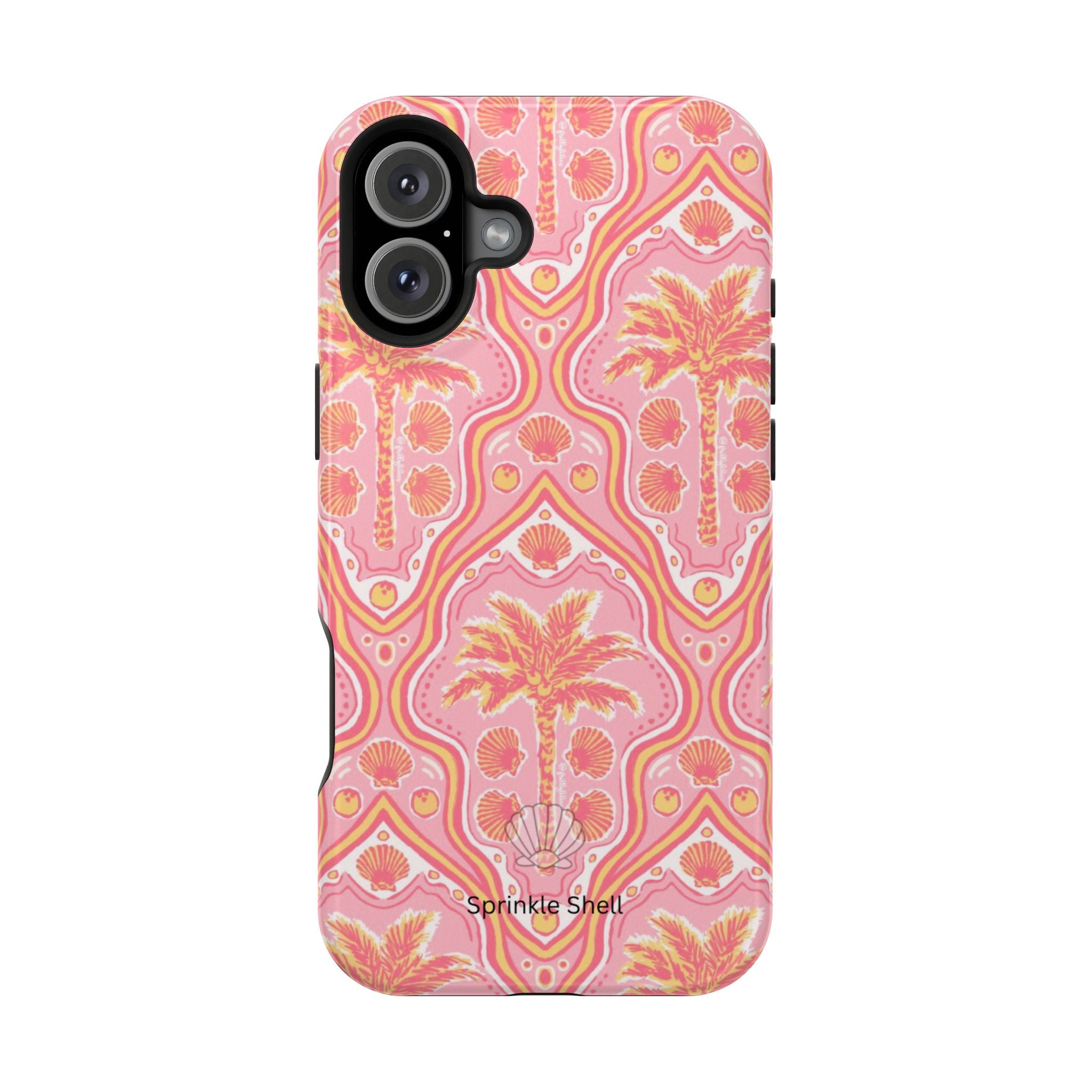 MagSafe pink pink summer palm tree case