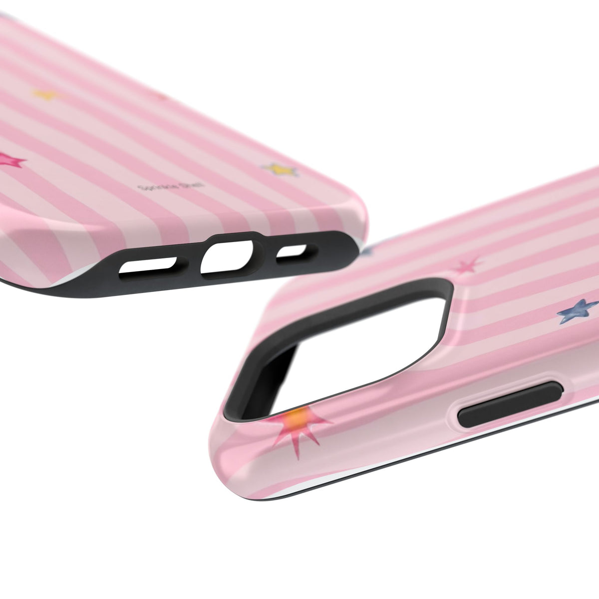 MagSafe pink lines & stars case