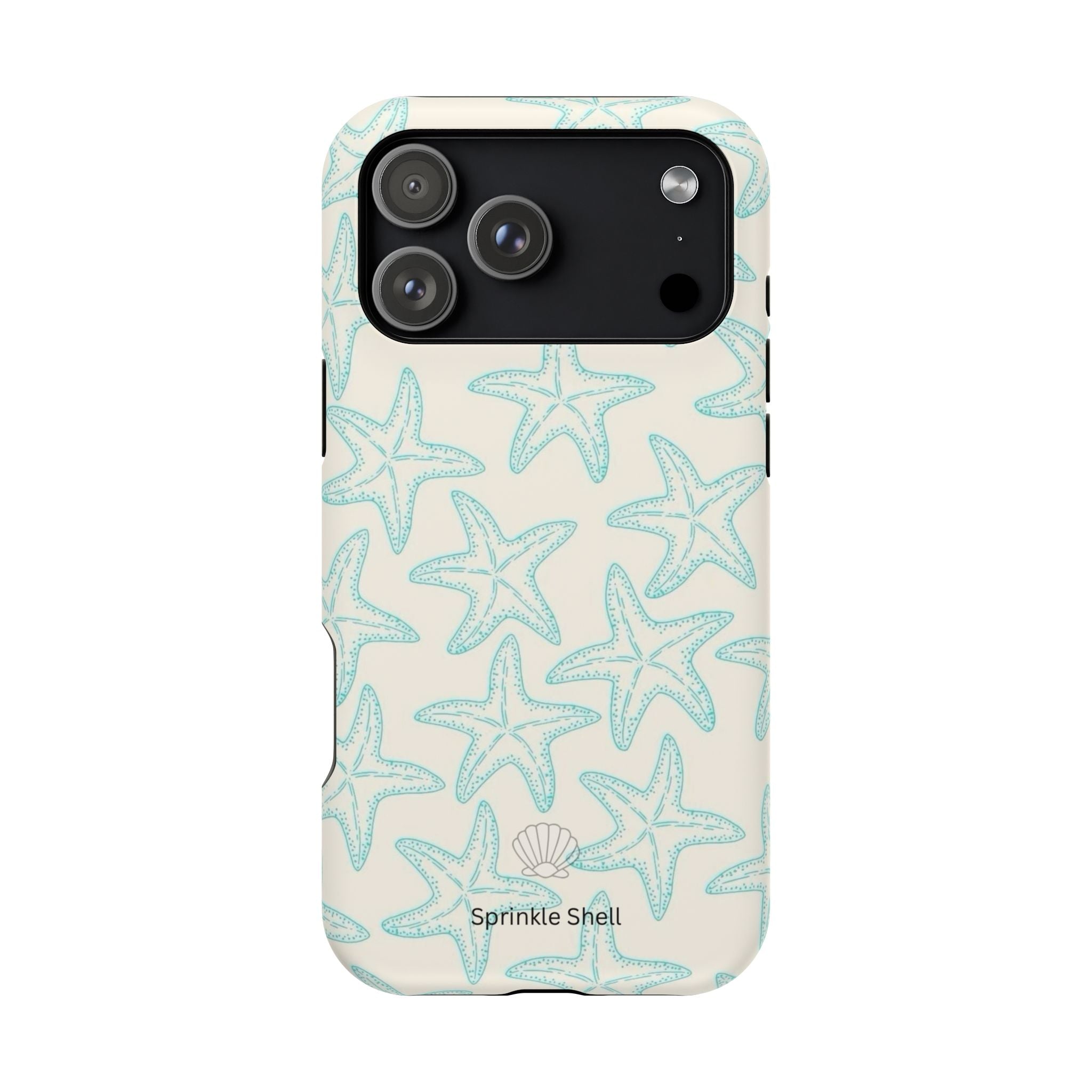 MagSafe teal starfish case