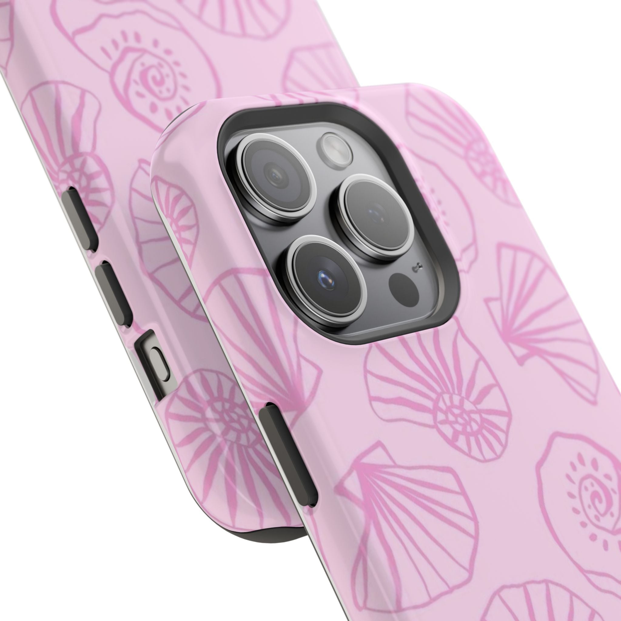 MagSafe pink shells case