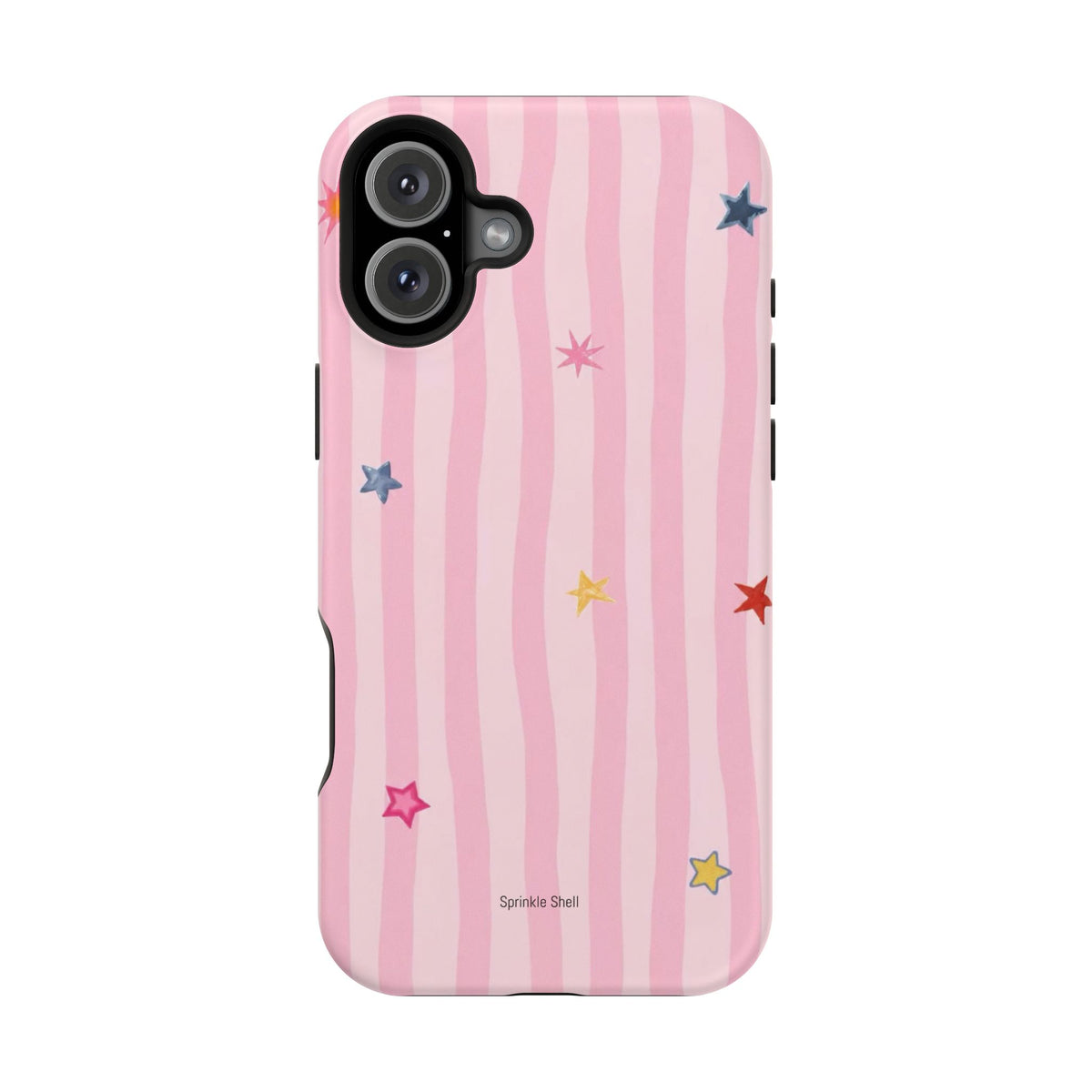MagSafe pink lines & stars case