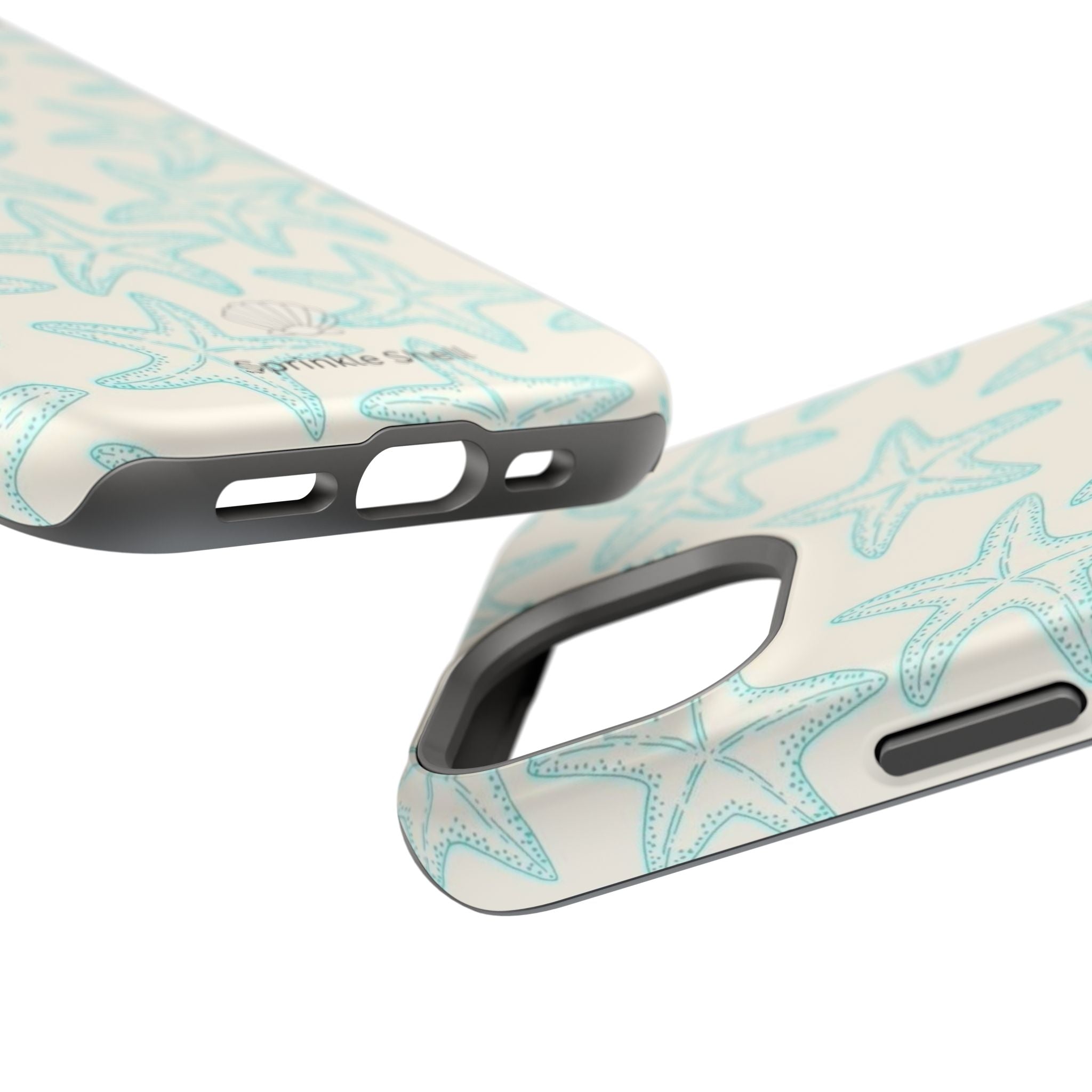 MagSafe teal starfish case