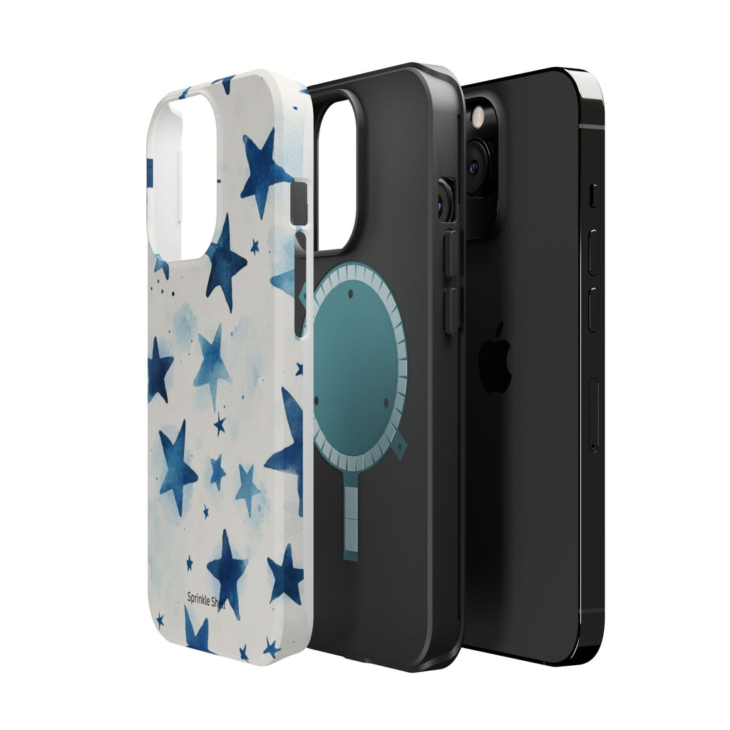MagSafe Blue Stars iPhone Case