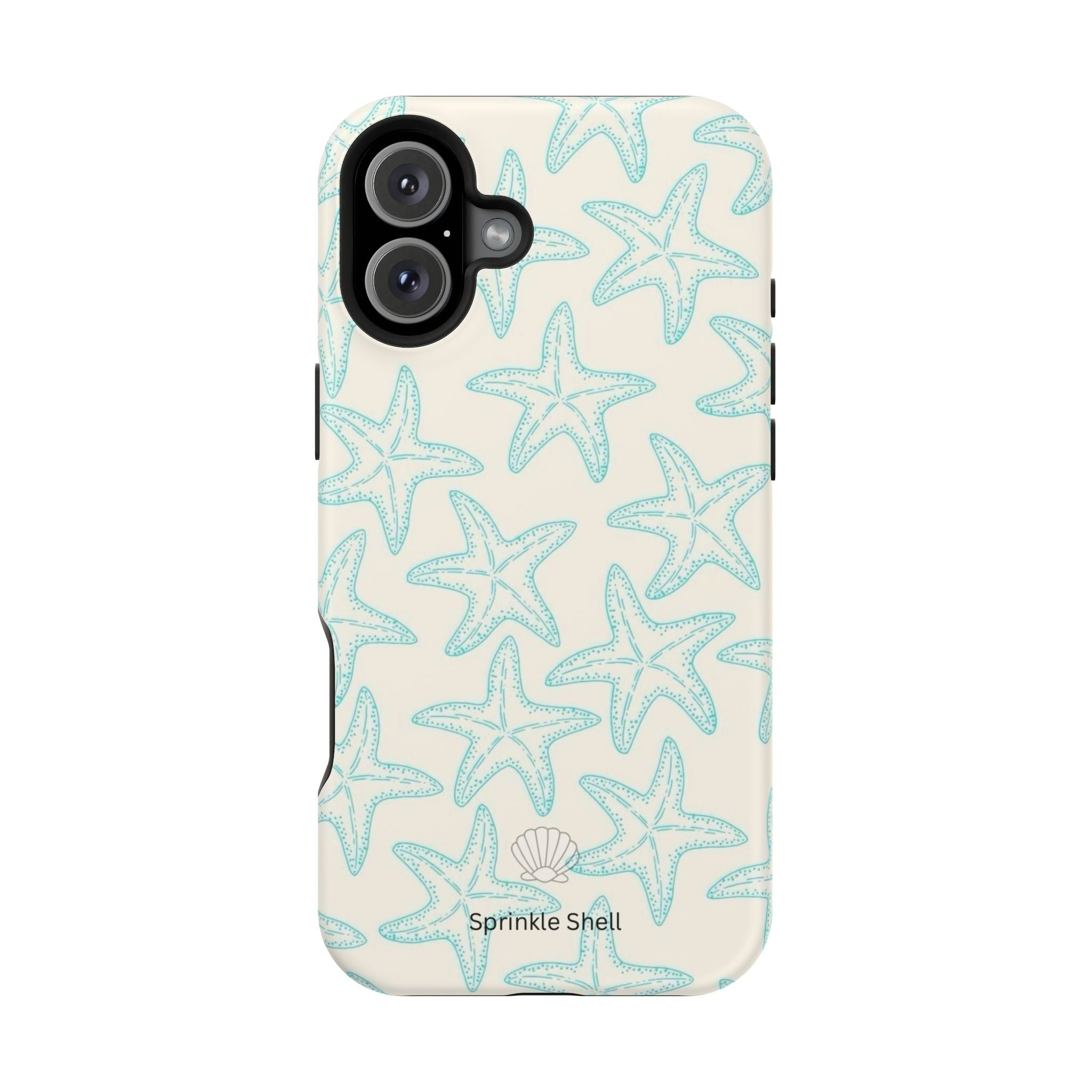 MagSafe teal starfish case