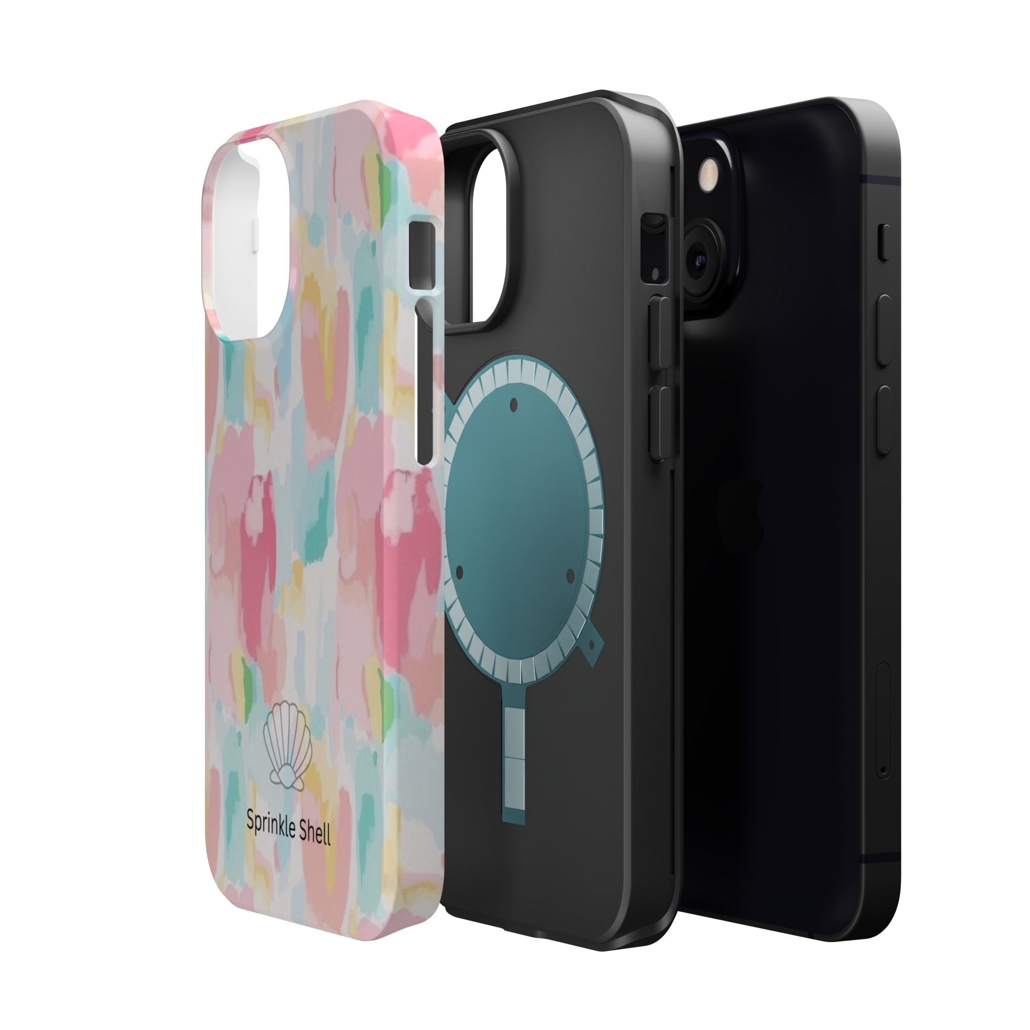 MagSafe cute colorful paint case