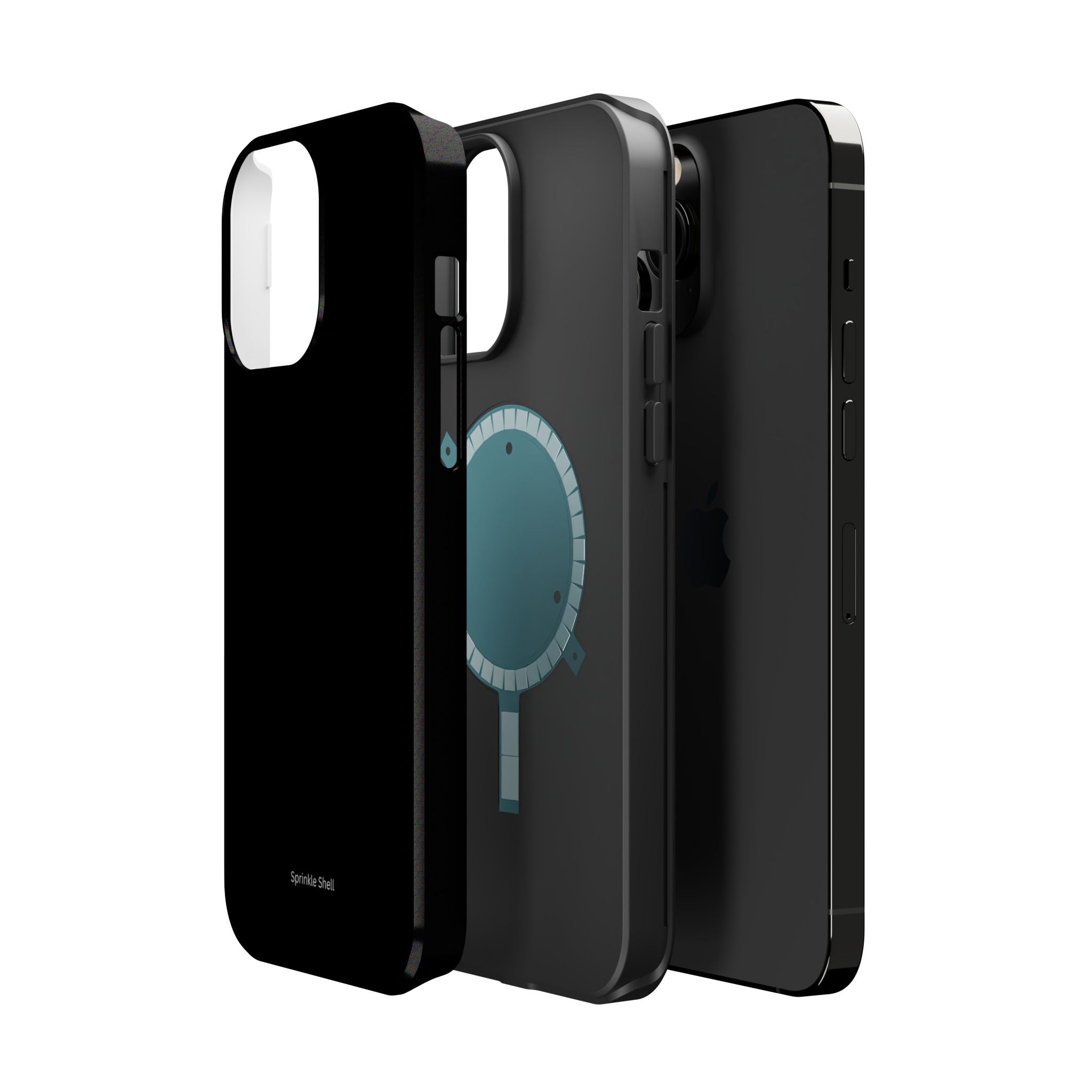 MagSafe Plain Black Iphone Case